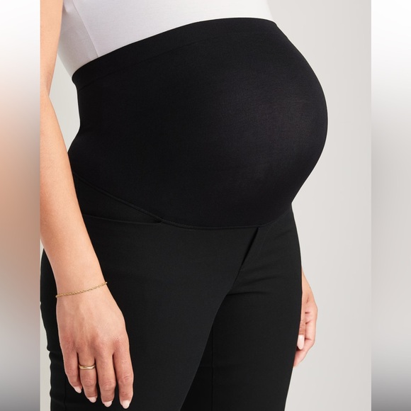 Maternity Full-Panel Pixie Straight Ankle Pants - Picture 4 of 7